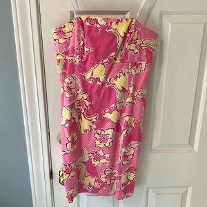 Lilly Pulitzer strapless dress